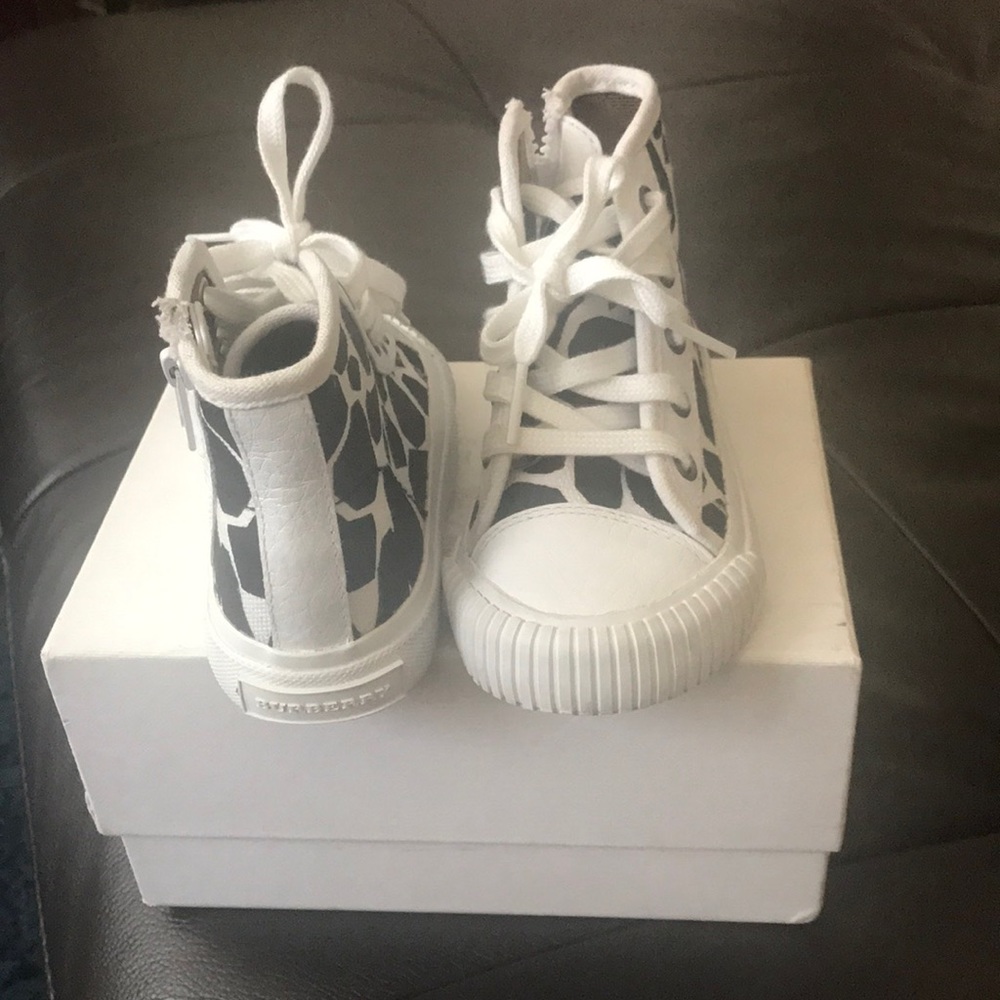 Hi Top Burberry Toddler Sneaker